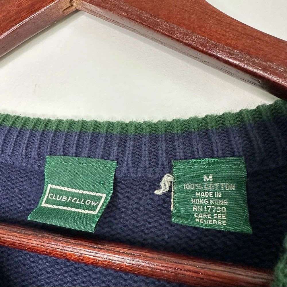 Vintage Clubfellow Golf Sweater Size Medium